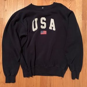Brandy Melville navy USA sweatshirt
